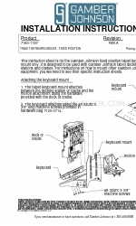 Gamber Johnson 7160-1157 Installatie-instructies