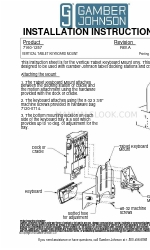 Gamber Johnson 7160-1257 Instrukcje instalacji