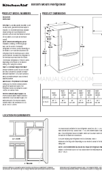 KitchenAid KBLS22KWMS Dimensões