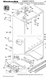 KitchenAid KBLS36FKB02 Lista de peças