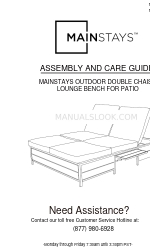 Mainstays MSS129900298087 Assembly And Care Manual