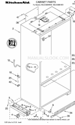 KitchenAid KBLS36MHW00 Daftar Bagian