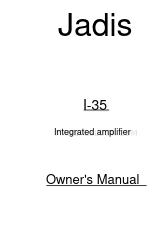Jadis I-35 Руководство пользователя