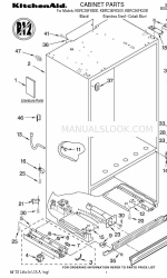 KitchenAid KBRC36FKS00 Liste des pièces