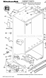 KitchenAid KBRC36FKU02 Liste des pièces