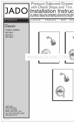 JADO 853/451 Series Installation Instructions