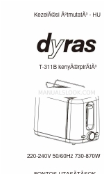 dyras T-311B Instrukcja obsługi