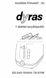 dyras T-389PNK Kullanım Kılavuzu