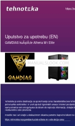 GAMDIAS Athena M1 Elite Quick Installation Manual