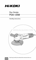 HIKOKI PDA-125M Manual de Instruções de Manuseamento