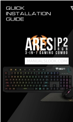 GAMDIAS ARES P2 Manual de instalação rápida