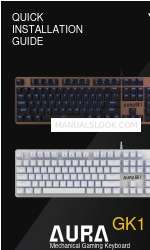 GAMDIAS AURA GK1 Snelle installatiehandleiding