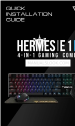 GAMDIAS HERMES E1B Instrukcja szybkiej instalacji