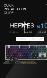 GAMDIAS HERMES E1C Quick Installation Manual