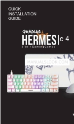 GAMDIAS HERMES E4 Manual de instalação rápida