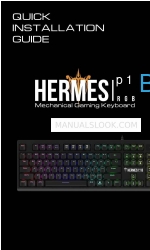 GAMDIAS HERMES P1B Посібник зі швидкого встановлення