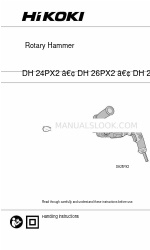 HIKOKI DH 24PX2 Manual de instrucciones de manipulación