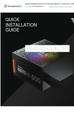 GAMDIAS Kratos E1 500W Handbuch zur Schnellinstallation