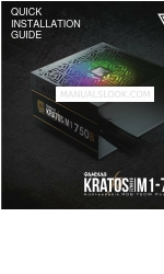 GAMDIAS KRATOS M1-750W Handbuch zur Schnellinstallation