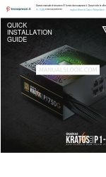 GAMDIAS Kratos P1 750W Руководство по быстрой установке