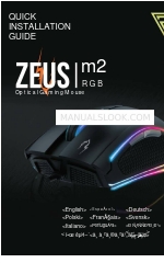 GAMDIAS ZEUS M2 RGB Handbuch zur Schnellinstallation