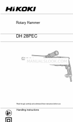 HIKOKI DH 28PEC Manual de Instruções de Manuseamento