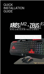 GAMDIAS ARES M2 Hızlı Başlangıç Kılavuzu