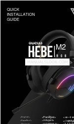 GAMDIAS HEBE M2 RGB Manuale di installazione rapida