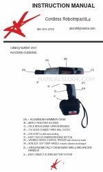 Cordless RoboImpact 800-874-4702 取扱説明書