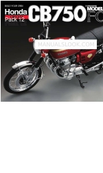 Deagostini MODEL SPACE Honda CB750 FOUR Manuel d'assemblage