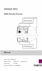 Maintronic XRD600 REG Посібник