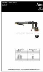 Airetool FPT-9800-7-GM-150 Kullanım ve Servis Kılavuzu