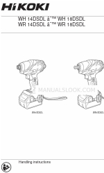 HIKOKI WR 14DSDL Manual Petunjuk Penanganan