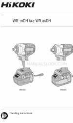 HIKOKI WR18DH Handhabungshinweise Handbuch