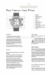 Jaeger-leCoultre Master CoMpressor extreMe W-alarM Introduction Manual