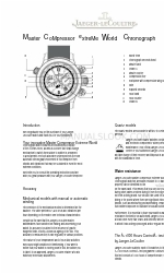 Jaeger-leCoultre Master CoMpressor extreMe World Chronograph User Manual