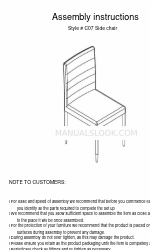 2K Furniture Designs C07 Montage-instructies