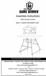 Game Winner 165840 Assembly Instructions Manual