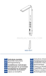 deante NOO 051T Manuale di istruzioni per il montaggio