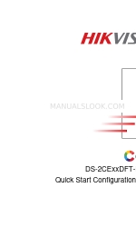 HIKVISION ColorVu DS-2CE DFT-F Series Démarrage rapide Manuel de configuration