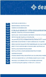 deante Neo Piccola NDU-042K Instruksi Pemeliharaan