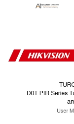 HIKVISION D0T PIR Series Manual do utilizador