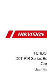 HIKVISION D0T PIR Series Manual do utilizador