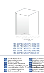 deante KTA N34P Montageanleitung Handbuch