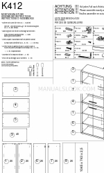 MAJA Möbel K412 Instrukcje montażu