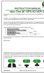 GamerModz xbox One - SPS-X3 Manual de instruções