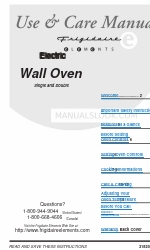 Frigidaire 318205103 Manual de uso y mantenimiento