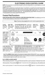 Frigidaire CFEF272DS6 Control Manuale di controllo