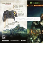 GAMES MICROSOFT XBOX KINGDOM UNDER FIRE マニュアル