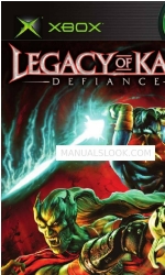 GAMES MICROSOFT XBOX LEGACY OF KAIN - DEFIANCE Manuale